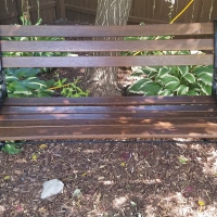 Bringing an old bench back to life